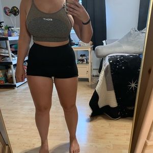 M ECHT Brown Sports Bra WITH cups